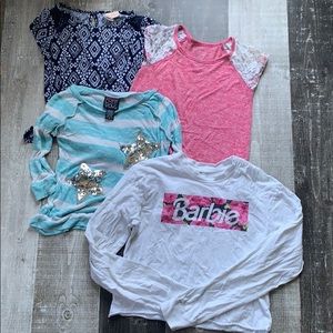 Girls size 10/12 tops 4pc